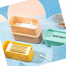 엠비아5 미니 뚜껑 수납함 수납정리용품, 옐로우