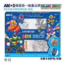 韓國AMOS 6色壓克力模型版DIY玻璃彩繪膠, 1個, SD款