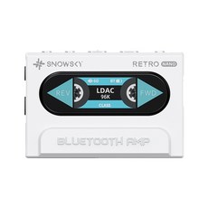 SNOWSKY Retro Nano 隨身藍牙音樂接收器 LDAC 96K, 白色, 1個
