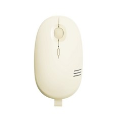 엑토 디자인 마인 저소음 LED USB 무선 마우스, AWM-03, IVORY