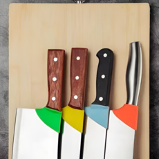 미끄럼방지 주방칼 칼자루커버 손보호 실리콘 커버, 랜덤발송