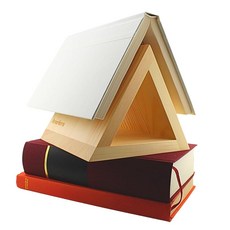 AMERITEMS 삼각형 책 스탠드 - 독서 및 책 애호가를 위한 선물 페이지 홀더, AMERITEMS 삼각형 책 스탠드 - 독서 및 책 애