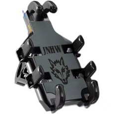 台出精品 電動車手機支架 帶帽子罩 摩託車外賣電瓶車導航架 帶頭盔防曬防雨, 2024款支架【補帶帽子】橫把款