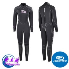 AROPEC 5mm 超彈性半乾式長袖長褲連身防寒衣 (女款) – 紫玉蘭, XS