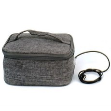 차량용 보온가방 시거잭 젖병 배달음식 그레이 블랙 캠핑, USB 보조배터리 21 16x8cm 분리형, 1L