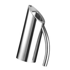 바 KTV 칵테일 주스와 호환되는 스테인리스 스틸 피처로 대용량 인체공학적 손잡이를 쉽게 청소할 수 있습니다, Silver, 1L