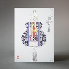 아트박스/프롬앤투 소망 복주머니카드 FT218-2, 단품없음, 상세설명 참조