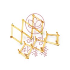 원목 자바라 행거 옷걸이, 고무링