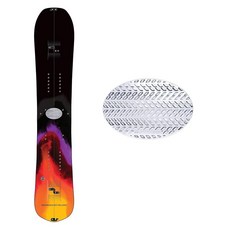 Stompgrip 프리미엄 스노우보드 스톰프 패드 | 방사형 3D 컬렉션 데칼 투명, 분명한, 1개