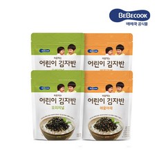 처음먹는 어린이 김자반 4봉 (오리지널 2봉+ 해물야채 2봉), 단품