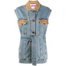 필로소피디로렌조세라피니 코듀로이 디테일 민소매 재킷