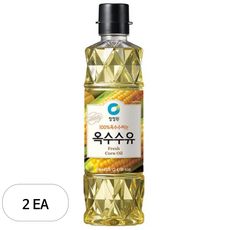 청정원 옥수수유, 500ml, 2개