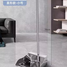 스테인리스 빗자루 쓰레받이 인테리어 유니크 세트 용품 청소도구 미용실, 1개, K. 스테인리스 스틸 쓰레기통 소형