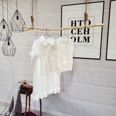 나뭇가지 통나무 디스플레이 의류 진열대 봉 벽걸이 디피, 포크 포함 2.2m