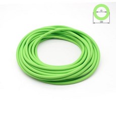 파이프 동결 방지 고무 호스 고탄성 로프 활 라텍스 천연 투석기 새총 새총 튜브 사냥 장력, 39)Green, 1 Meter, ID 4mm x OD 6mm