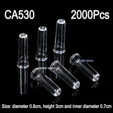 실험실 플라스틱 컵 생화학 분석기 큐벳 일회용 큐벳 PS 용기 7150/7060 시리즈와 일치, 13 CA530 2000Pcs