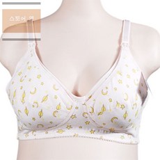 스토어연 마터니티 부드러운 면 노와이어 원터치고리 B컵 수유브라 수유 브라
