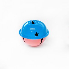 헤세드 40mm 투톤 컬러방울 딸랑이 방울 방울장식, 1개, 핑크+블루