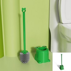 可愛青蛙造型馬桶刷 家用廁所清潔無死角坐便器清潔神器, 1個, 1套
