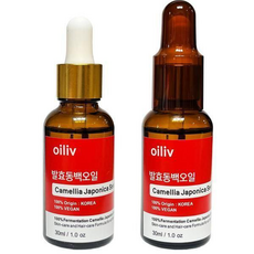 오일리브 국내산 발효동백오일 원액 100%, 1개, 30ml