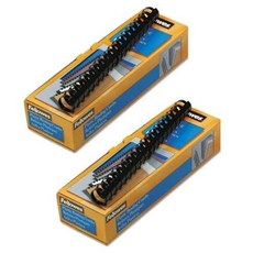 Fellowes 52383 플라스틱 빗 바인딩 지름 2.5cm(1인치) 200장 용량 블랙 (빗 10개 팩) (2팩), Fellowes 52383 플라스틱 빗 바인딩, 지름