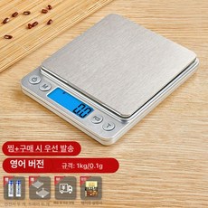 계량저울 디스플레이가 있는 LCD, 기본 모델명/품번, 배터리 1kg 0.1g 고급 선물 증정, 1kg