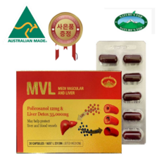 네이쳐스탑 MVL 폴리코사놀 12mg with 리버디톡스 35000mg 30캡슐, 1개, 30정