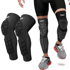 DGQY 고밀도 EVA 폼 패딩 무릎 종아리 패드 - 체육관 보호대 달리기 농구 피트니스 및 운동용 미끄럼 방지 스포츠 보호대 남성 여성용 147137
