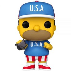 정품++ Funko 팝! 애니메이션: 심슨가족 - USA 호머, 정품++ Funko 팝! 애니메이션: 심슨가족 - US