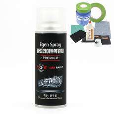 헤드라이트복원제 프리미엄 더욱 성능이 업그레이드된 UV코팅제 이젠카페인트 자동차 전조등복원 백변화 황변화 폴리카보네이트 복원 특수노즐 기본장착, 선택02) 헤드라이트 복원 세트, 1세트, 520ml