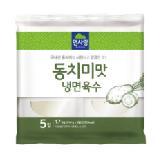 면사랑 실온 동치미냉면육수 1.7kg (5개입)