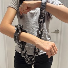 萬聖節 囚犯 犯人 道具 囚鍊組 90cm