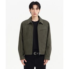 무신사 스탠다드 신세틱 스웨이드 워크 자켓 재킷 [더스티 카키]