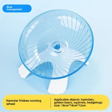 햄스터 쳇바퀴 애완 동물 러닝 연습 휠 음소거 비행 접시 스틸 액슬 디스크 장난감 케이지 작은 동물을위한 좋은 선택입니다, 옵션02) black