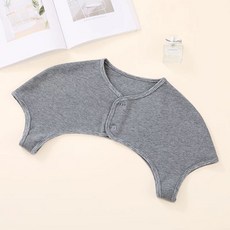 어깨 넥 목 산모 남녀는 여름 수면 방한 보호 보온 조끼 워머 잠자는 중년, AH. 벨벳 없는 밝은 컬러의 여름 스타일