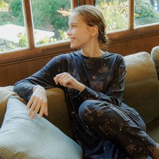 라페어 LAFFAIR 남녀공용 조디악 다크브라운 베이직 셋업 LNKJAST0267-GB 472125