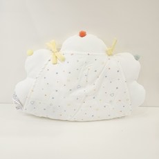 아가방 수성동아NC 부들부들## 커버가 있어 세탁하기 편한 짱구베개###, 1개, 화이트