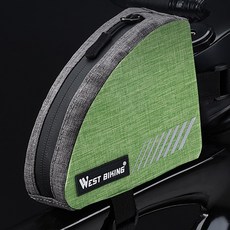 시그니처베이지 로드 자전거 탑튜브 프레임 가방 YPZ430, 그린