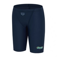 백화점상품 아레나 남성수영복 오버랩 아동 4부 네이비 활동적인 아동수영복