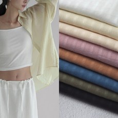 수입원단 아사면 선염 스트라이프 레이벨8종, 블랙