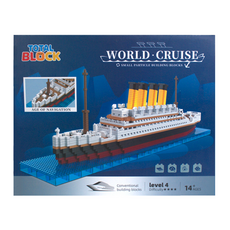 토탈블럭 EQ IQ 선물 장난감 블럭 대형 여객선 블록 2035피스, 1개