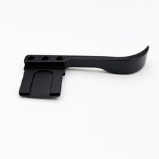 호환 A7c metel Thumb Up 핫슈 핸드 그립 소니 A7C2 A7CII 카메라 용 브래킷 제작, 색상: 1. black