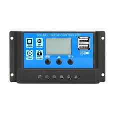 태양광 태양열 충전 범용 태양광패널 발전기 솔라 자동 10A 12/24V 자동 식별