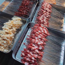 가정용전기고기불판 가정용고기그릴 꼬치구이, 10000 개, 1.6mm 28cm 기본, 기본 색상