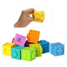 6개월아기블록 다치지않는 소프트블럭10P 집콕놀이 IQ, 1개