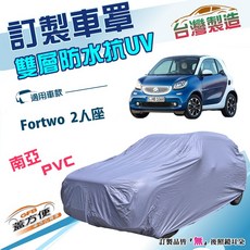 蓋方便 新白雲 南亞加厚防水防曬車罩 適用於Fortwo 2人座, 1個