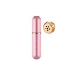 여행 5ml 알루미늄 비강 흡입기 컬러 교체 아로마 테라피 에센셜 오일 용 빈 튜브, 08 Pink