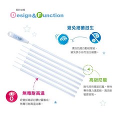 酷咕鴨 KUKU 奶瓶自動標準口徑吸管 // 奶瓶自動寬口徑吸管組 6 1替換吸管組 清潔組, 6+1替換吸管組+清潔組, 1個