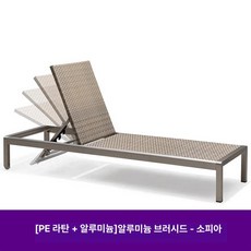 데일리온 선베드 풀빌라 의자 수영장 일광욕 야외의자 테라스 깔끔하고튼튼한, 라탄 위빙 스타일
