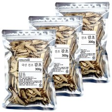 다누푸드 국산 감초, 3개, 300g